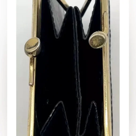 Auth Gucci GG Canvas Navy Blue Sherry Line Coin Case /Wallet W/Box - Picture 8 of 15